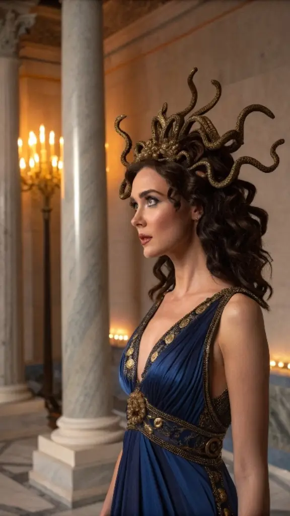 It is image on Serpent Throne Medusa Hair Crown Ideas.