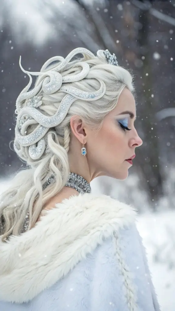 It is image on Ice Queen Medusa Hair Crown.