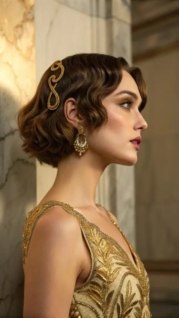 It is image on Art Deco Serpent Wave Medusa Hair Bob Ideas.