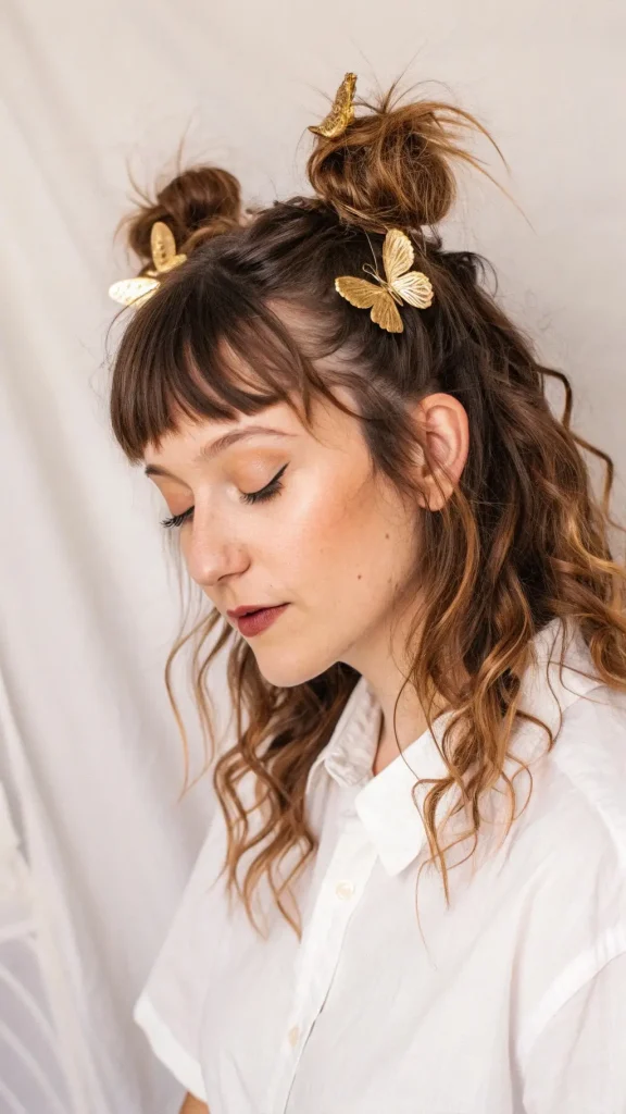 It is image on Butterfly Garden Space Fairy Hairstyles Buns.