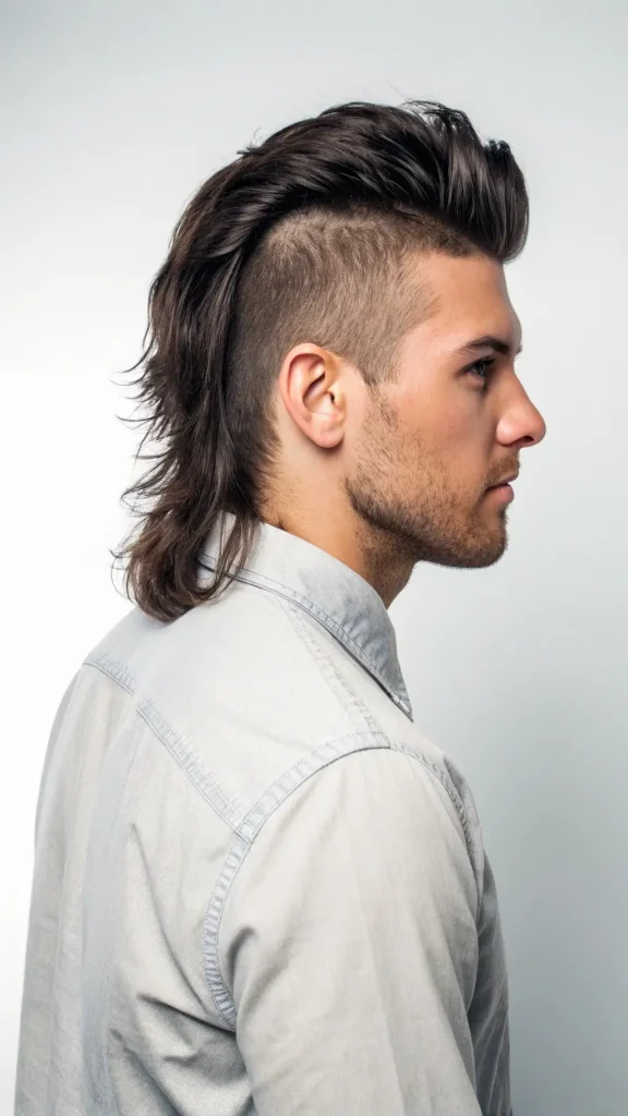 It is image on Modern Undercut Mullet Hairstyles and Haircuts for Men.