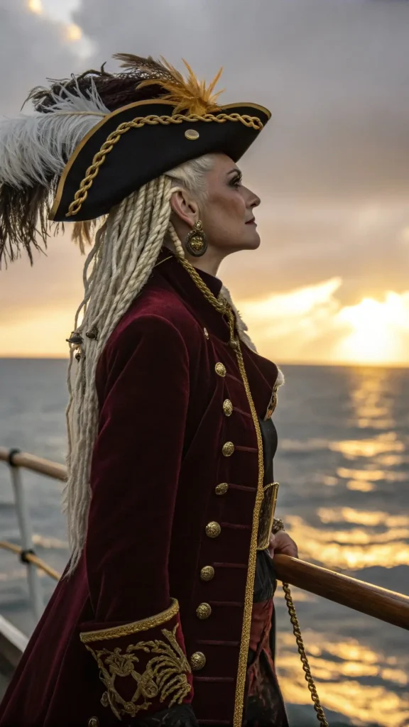 It is image on Pirate Hairstyles for women Ceremonial Braids.