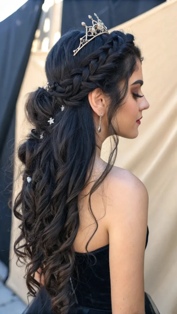 It is image on Dark Enchantress Royal Fairy Crown Braid.