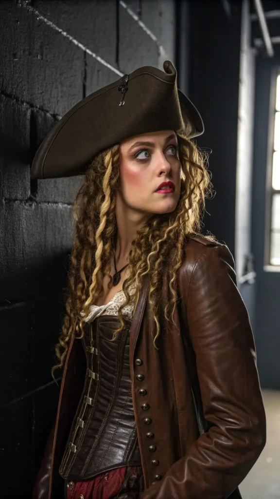 It is image on Classic Pirate Hairstyles for Women Captain Curls.
