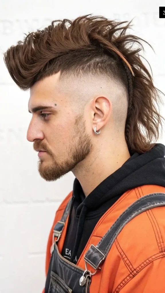 It is image on Modern Faded Mullet with Textured Top.