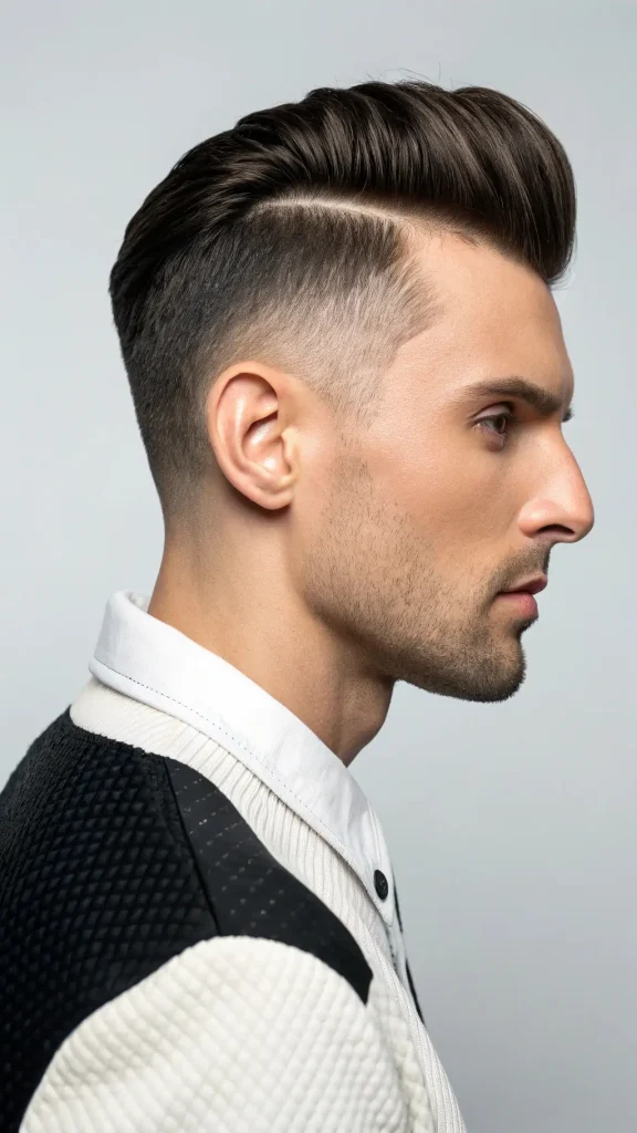 It is image on Classic Pompadour Mullet Hairstyles and Haircuts for Men.