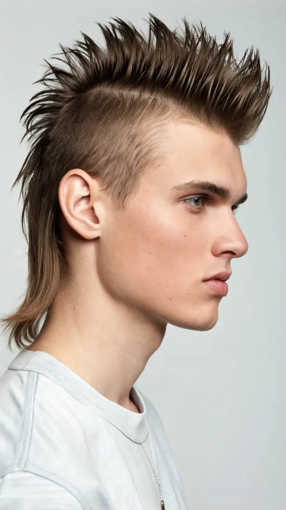 It is image on Spiky Mullet Hairstyles and Haircuts for Men.