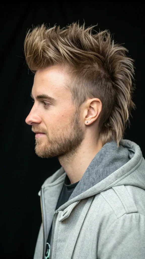 It is image on Platinum Mohawk Mullet.
