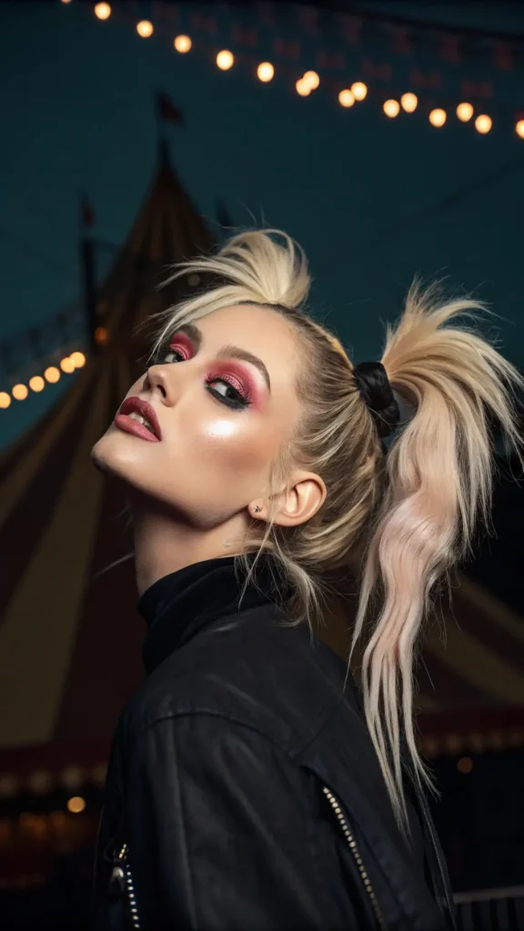 It is image on Halloween Edgy High Ponytail.