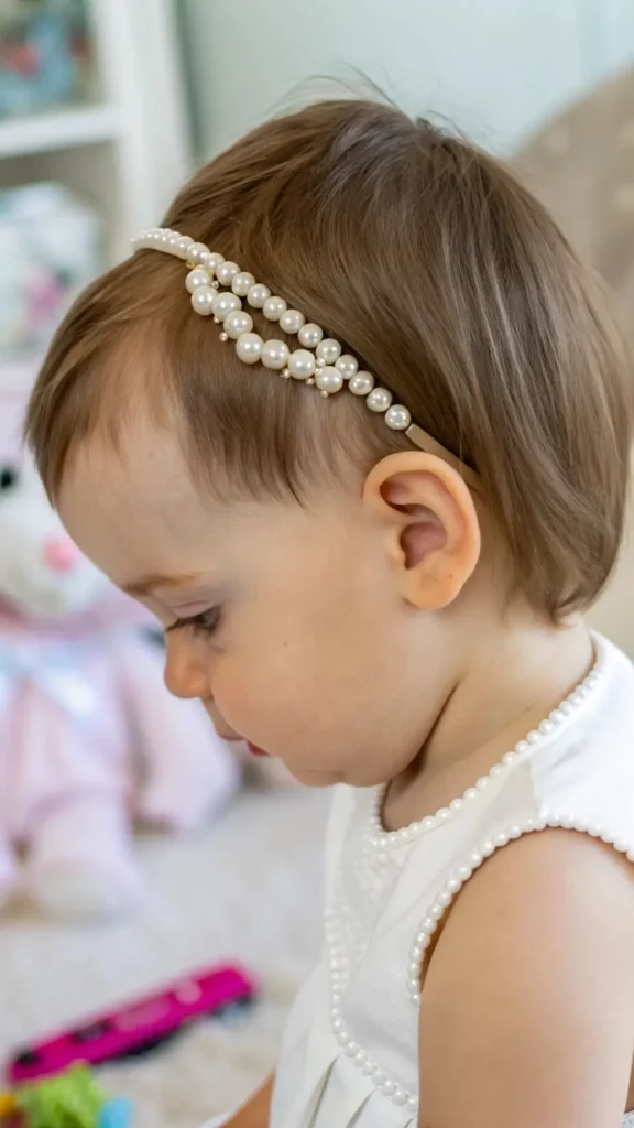 It is image on Pearl Headband Bob Baby Hairstyles.