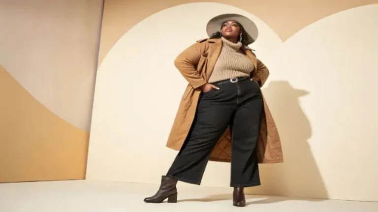 It is feature image on Wide Leg Jean Outfit Ideas for Plus Size Black Women.