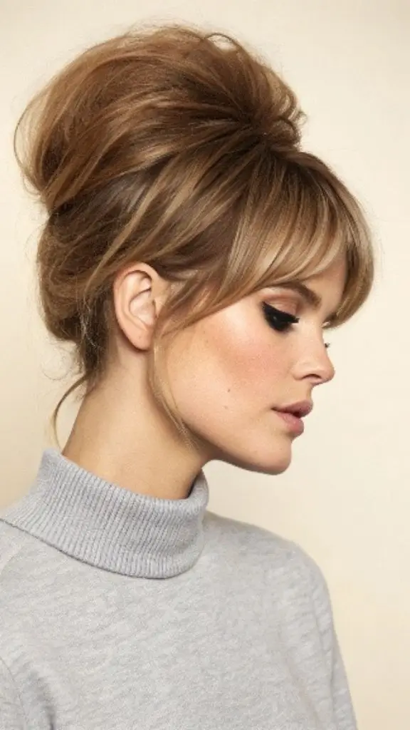 It is image on Casual Textured Beehive Bun.
