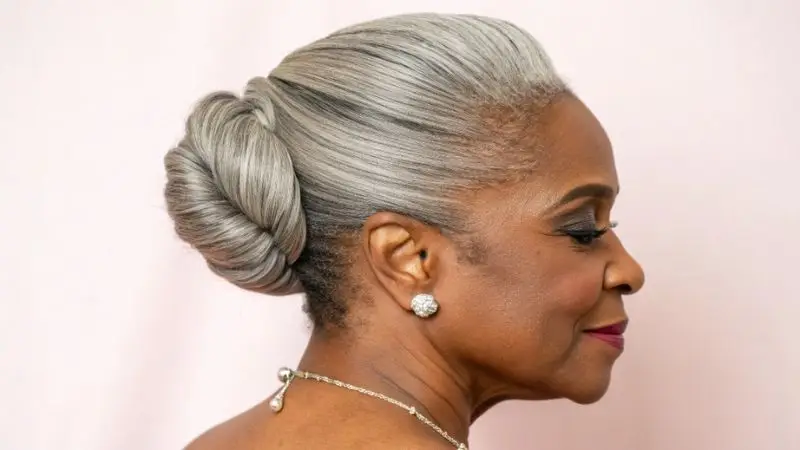 It is feature image on French Roll Hairstyle Ideas for Black Women.