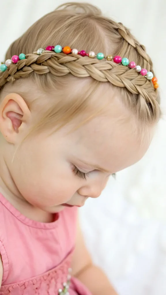 It is image on Beaded Crown Baby Braid.