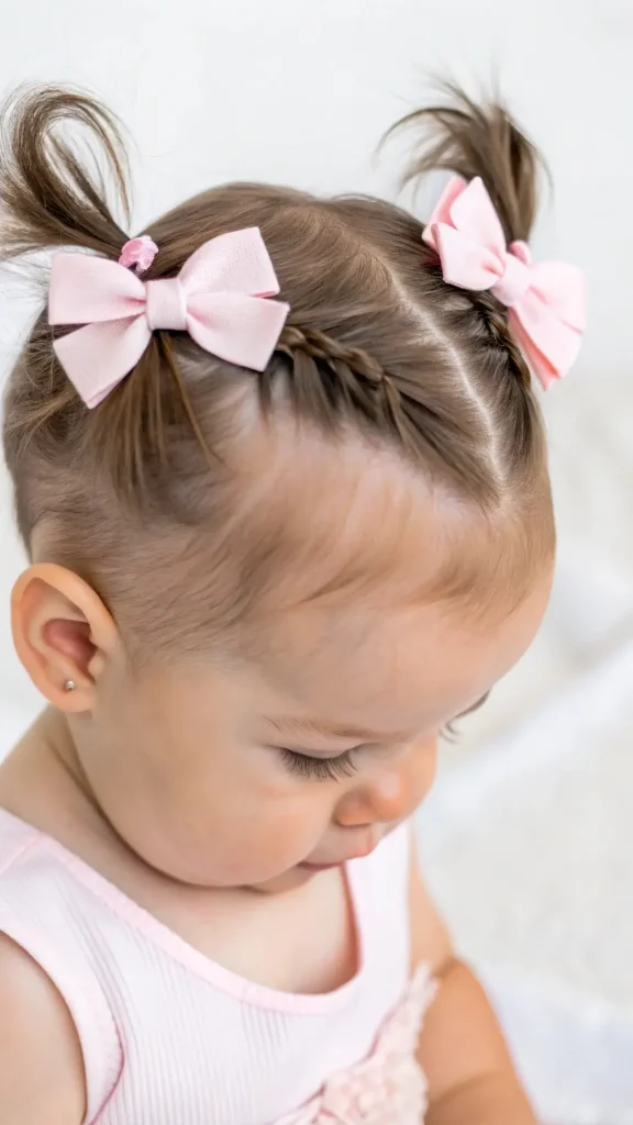 It is image on Baby Fountain Pigtails with Pink Bows.