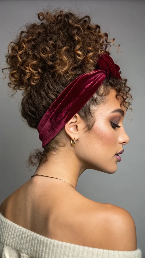 It is image on Deep Wine Velvet Wide Band.