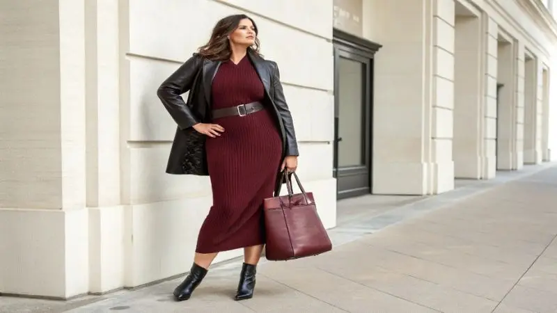 It is feature image on Plus Size Work Outfits.