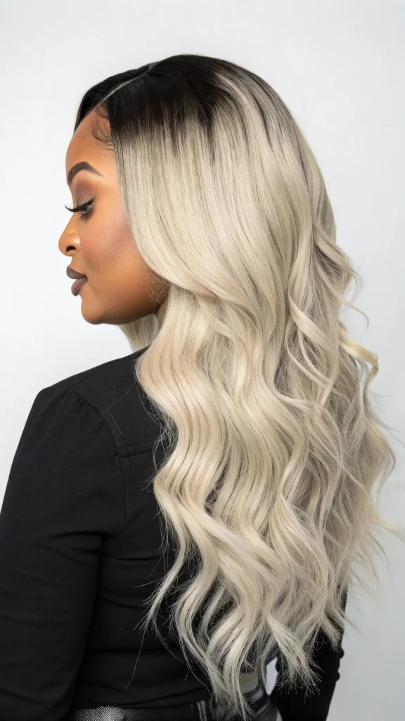 It is image on Sew Hairstyle Platinum Blonde Ombre.