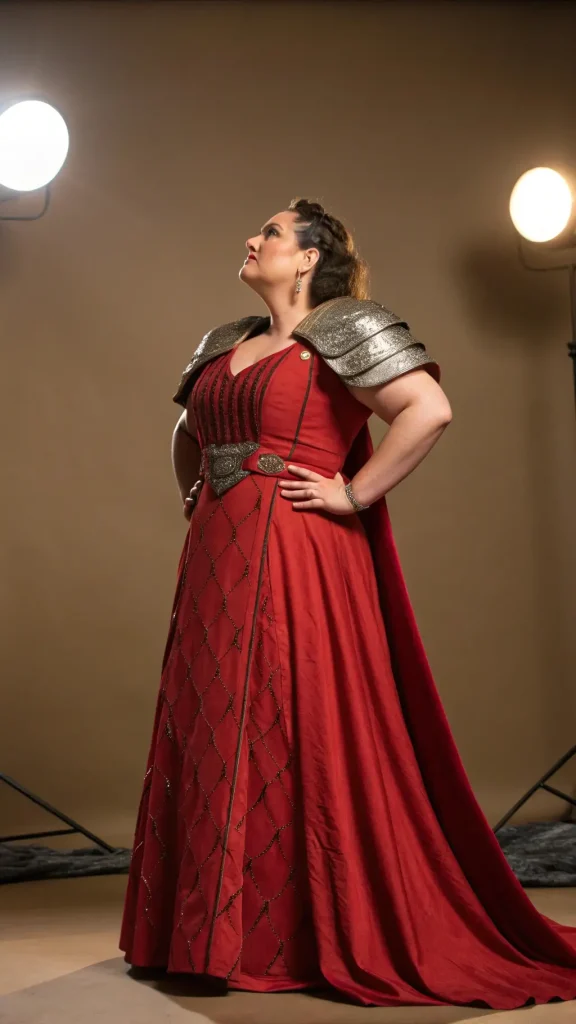 It is image on Cosplay Medieval Fantasy Queen Battle Dress.