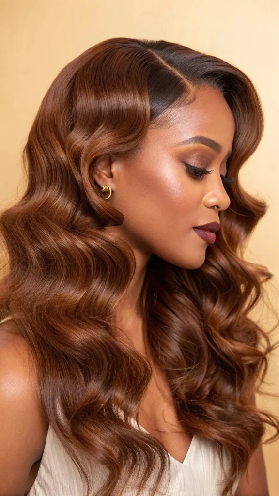 It is image on Sew Chestnut Brown Body Wave.