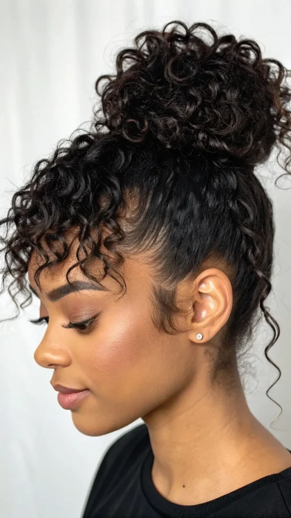It is image on Curly Updo Perm.