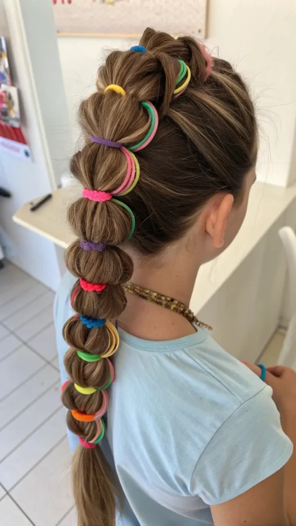 It is image on Rainbow Bubble Braid for Kids.