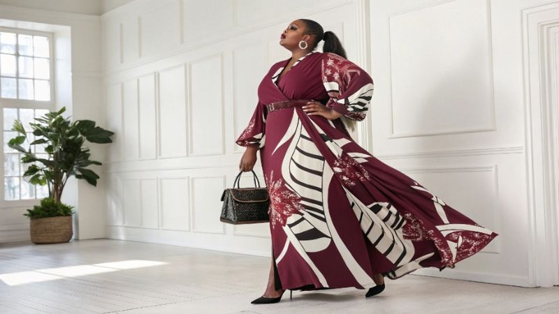It is feature image on Plus Size Thanksgiving Outfit Ideas For Black Women.