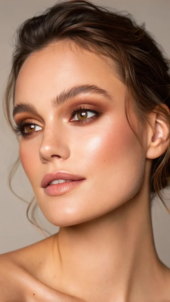 It is image on Warm Bronze Everyday Brown Eye Makeup.