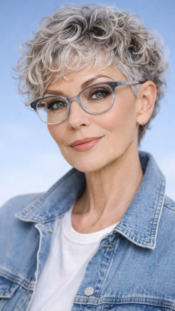 It is image on sassy Textured Curly Pixie hairstyles.
