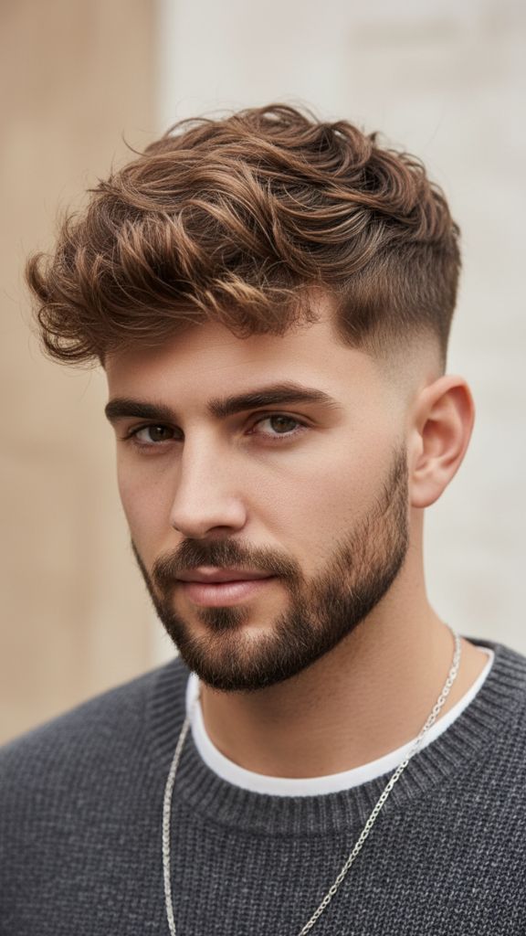 long French crop haircut with textured top