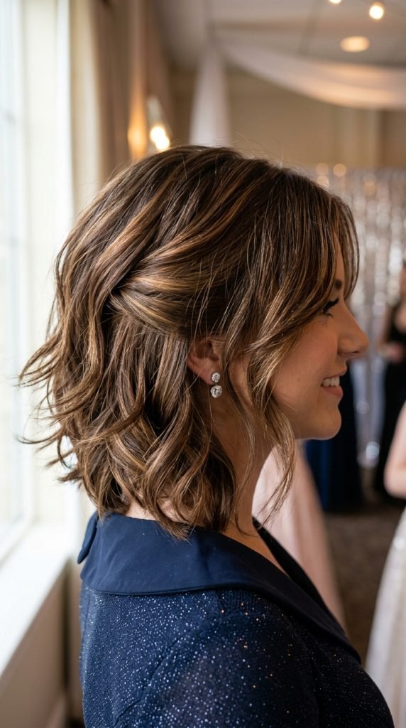 Sliced layered hairstyles with piece-y sections creating independent movement and flow